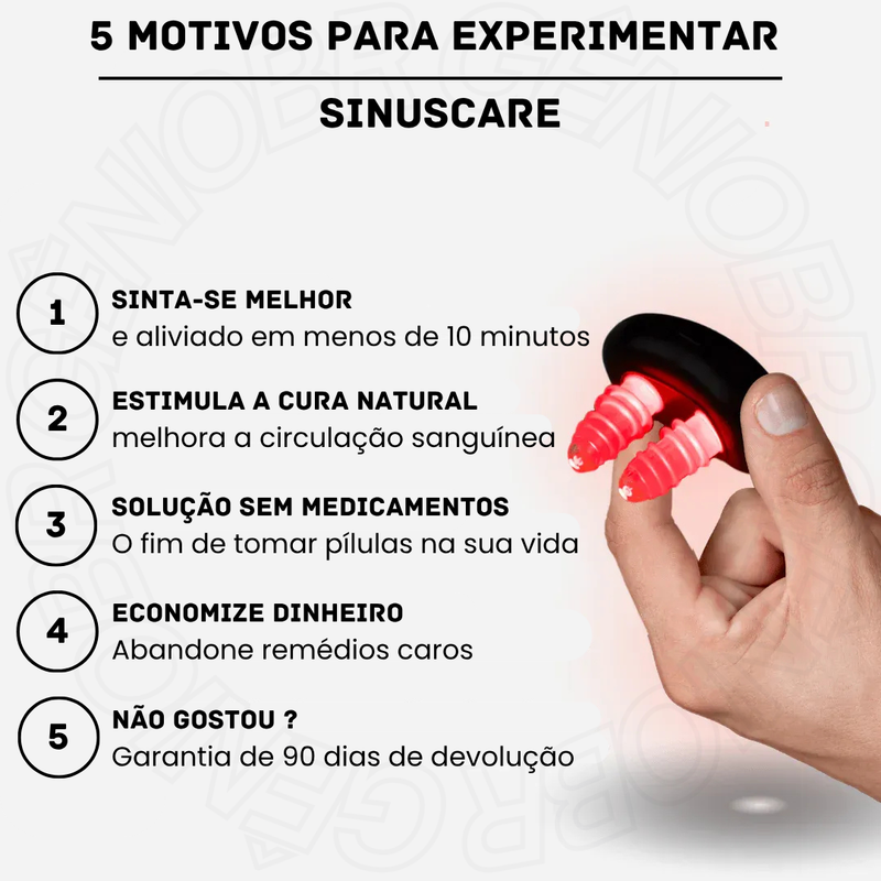 Terapia de Luz Vermelha para Rinite e Sinusite - SinusCare
