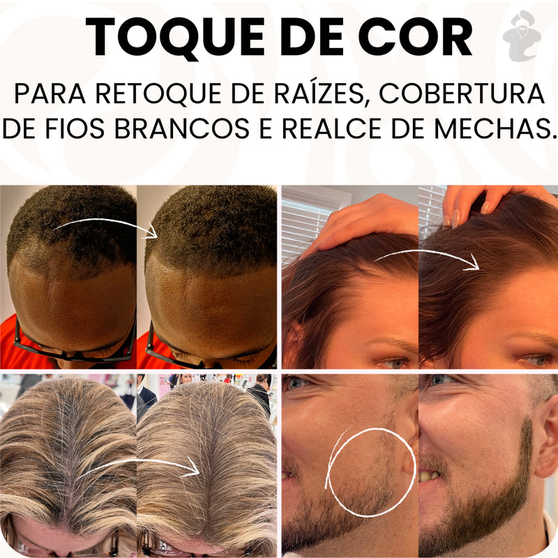 Pó camuflagem p/ Cabelo [PAGUE 1 LEVE 2]