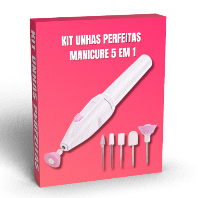 Kit Unhas perfeitas - Manicure 5 em 1