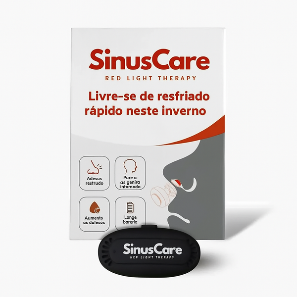 Terapia de Luz Vermelha para Rinite e Sinusite - SinusCare