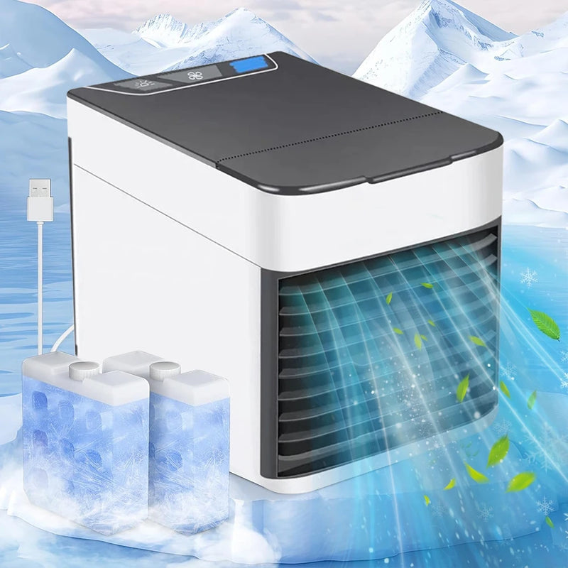 Mini Ar Condicionado Portátil - Umidificador Climatizador
